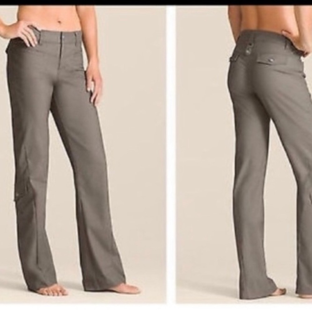 Athleta Dipper Grey Hiking Pants Size 6 Like New